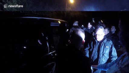 Ed Sheeran and Nicole Scherzinger at Jonathan Ross Halloween party