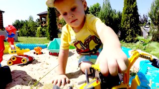 Kids toy Build station truck car for kids videos-jmbRq917Ehk