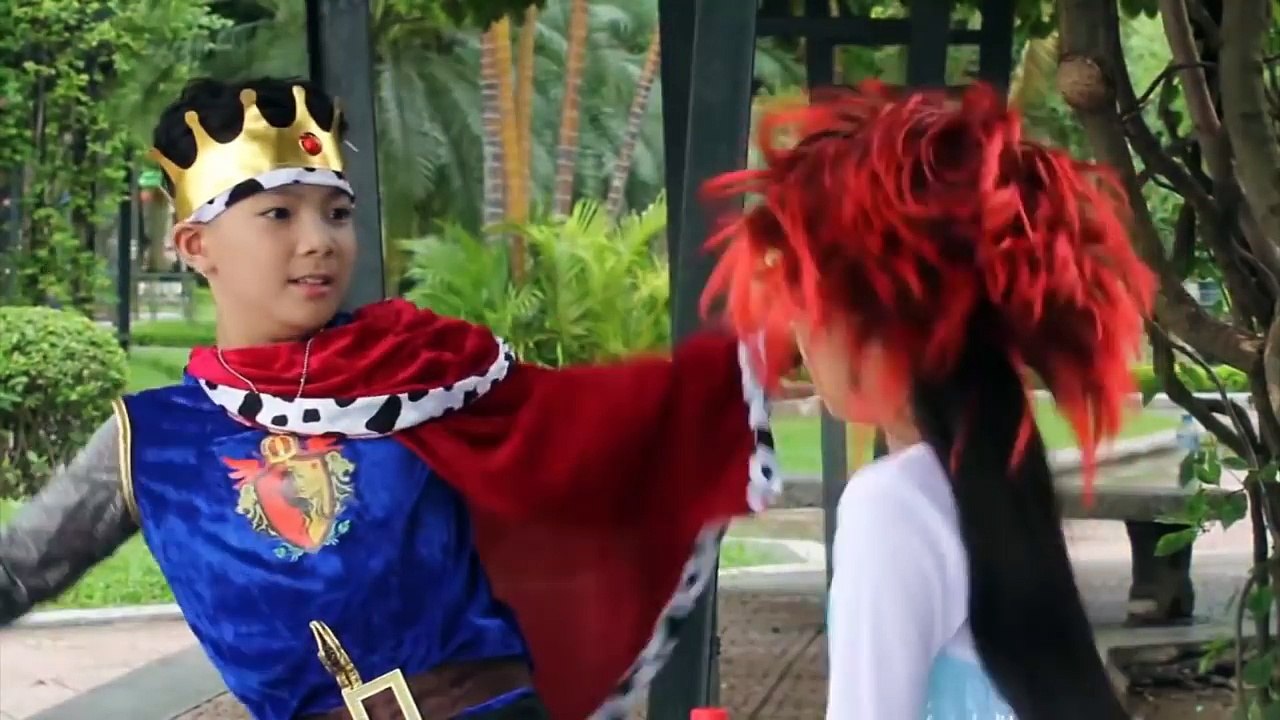 Handsome Prince vs Baby Elsa , Spink Spidergirl In Realife Childrens #25