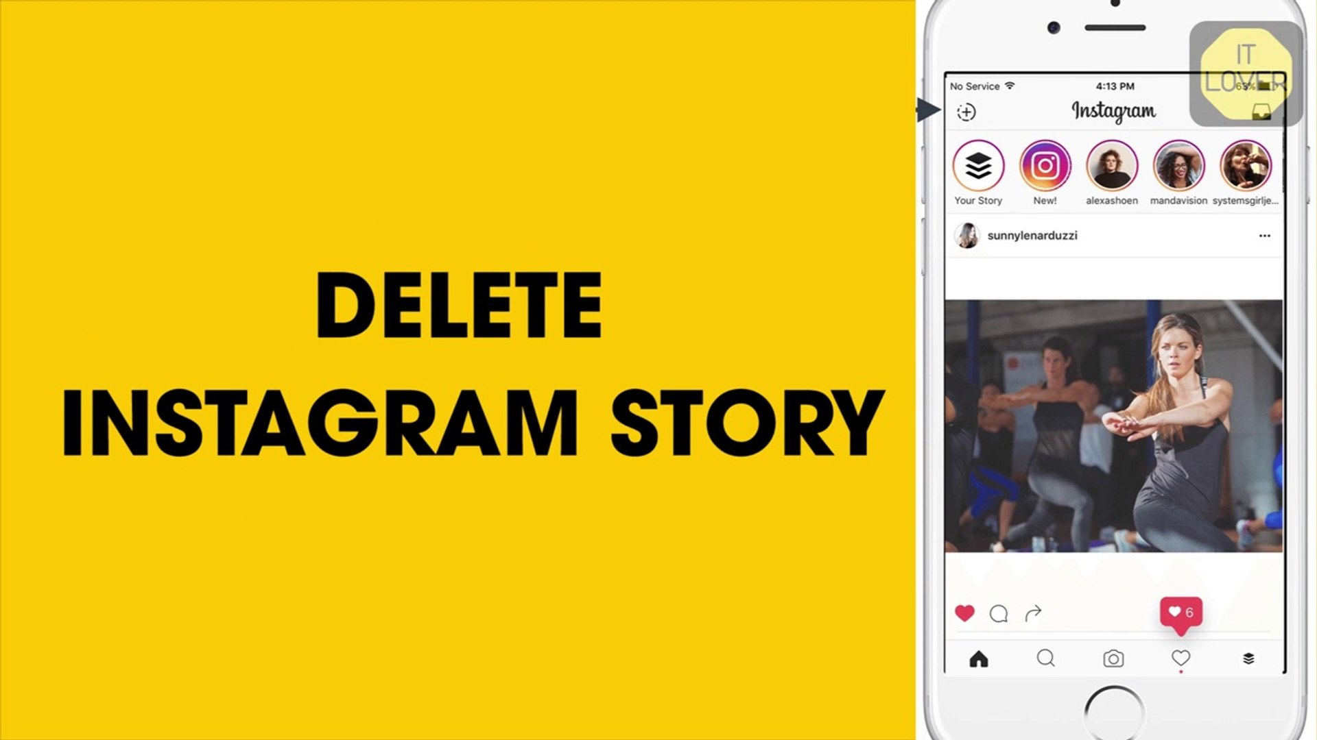 How to delete Instagram story - IT Lover - video Dailymotion