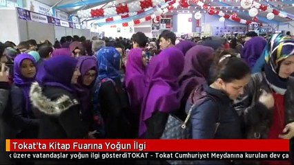 Tokat'ta Kitap Fuarına Yoğun İlgi