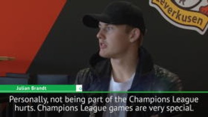 It hurts to miss the special Champions League nights - Brandt