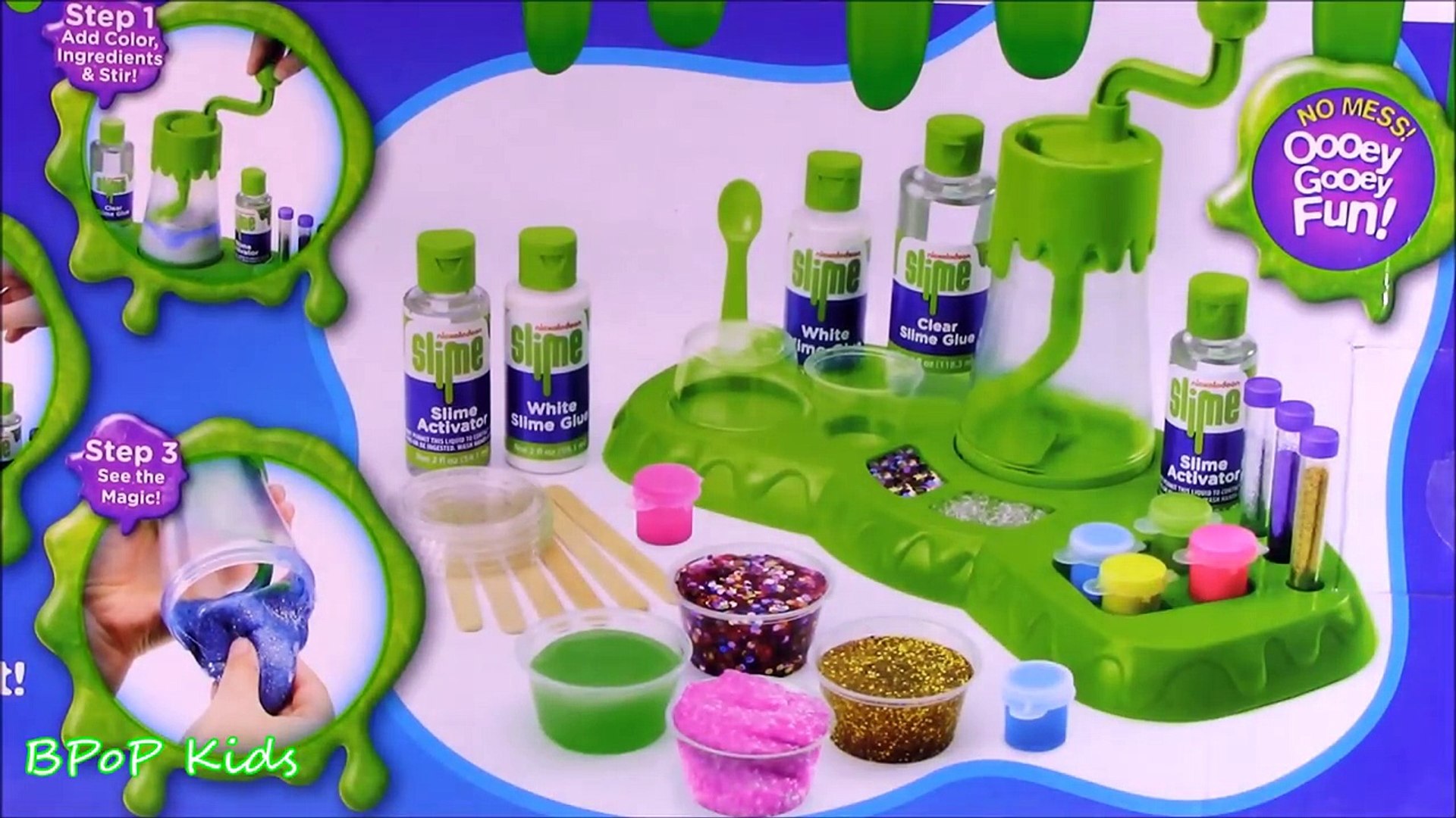 Diy Nickelodeon Super Slime Studio Make 6 Different Kinds Of Diy Slime Slime Factory Fun