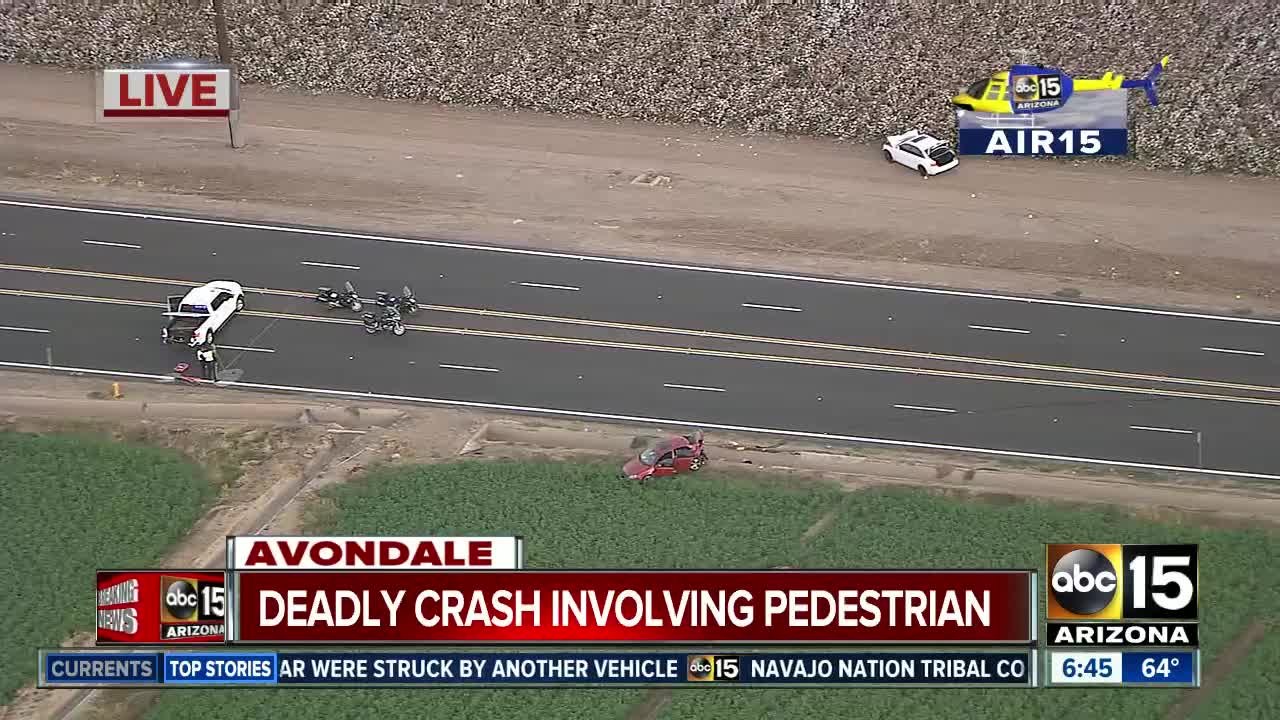 One dead after car hits pedestrians pushing veh...