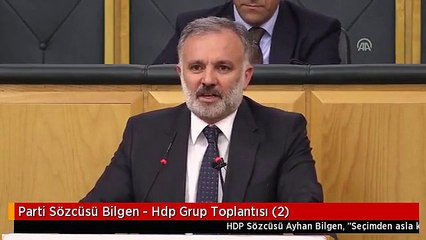 Parti Sözcüsü Bilgen - Hdp Grup Toplantısı (2)