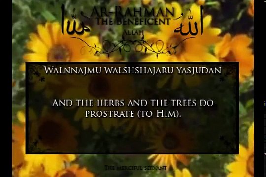 Holy Quran (Koran): Ar-Rahman [The Beneficent]