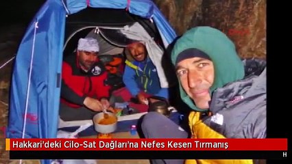 Hakkari'deki Cilo-Sat Dağları'na Nefes Kesen Tırmanış