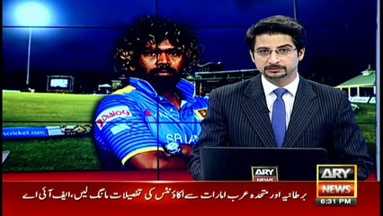 Has fast bowler Lasith Malinga become a off-spinner?
