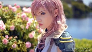 Lightning Final Fantasy Makeup Transformation - Cosplay Tutorial