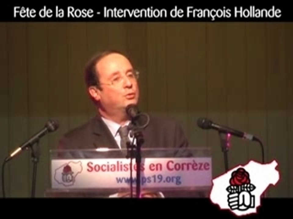 Fête de la Rose : Intervention de François Hollande