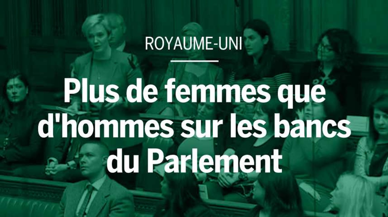 Plus de femmes que d’hommes sur les bancs du Parlement britannique pour débattre du harcèlement