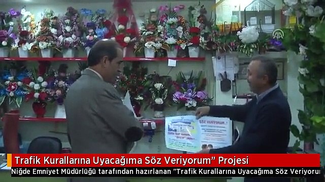 Trafik Kurallarına Uyacağıma Söz Veriyorum Projesi