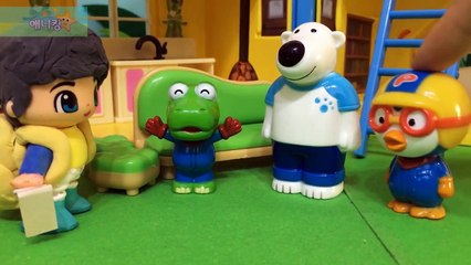 무서운이야기 친구와 찍은 사진에 귀신이?! 시골집에 놀러간 친구들의 공포체험! [심령사진]_뽀로로 장난감 상황극 인형놀이 pororo toy animation ポロロ 애니킹