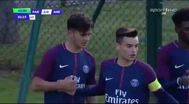 2-0 Metehan Guclu Goal UEFA Youth League Group B - 31.10.2017 PSG Youth 2-0 Anderlecht Youth