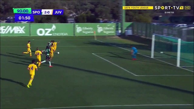 2-0 Diogo Brás Goal UEFA Youth League Group D - 31.10.2017 Sporting Lisboa Youth 2-0 Juventus Youth
