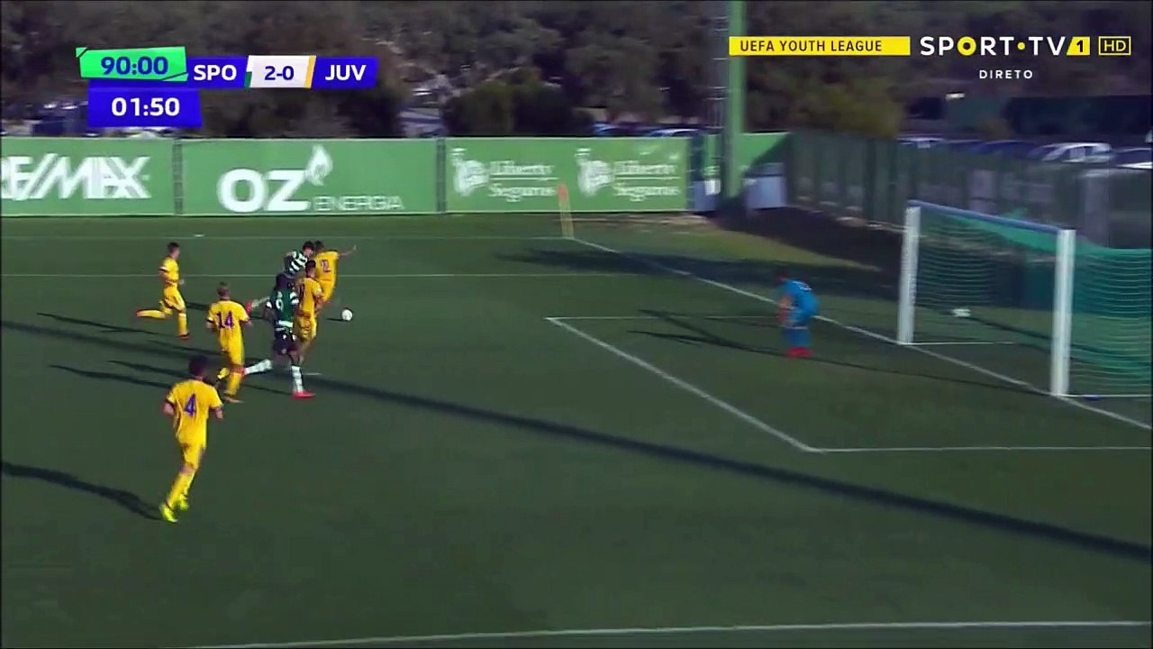 2-0 Diogo Brás Goal UEFA Youth League  Group D - 31.10.2017 Sporting Lisboa Youth 2-0 Juventus Youth