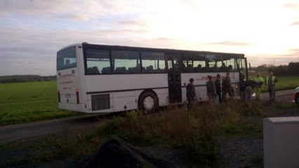 Accident train-voiture à Havinnes