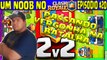 UM NOOB NO CLASH ROYALE #20 - PASSANDO VERGONHA NA BATALHA 2vs2