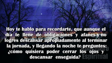 Lee este salmo antes de dormir y mira lo que pasa...!