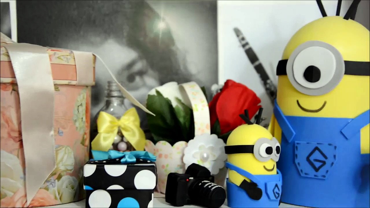 Minion em EVA- Passo a passo por Karina Satiro artesã