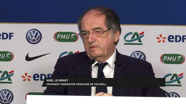 Foot - Bleus : Le Graët «attentif» aux menaces terroristes envers Deschamps