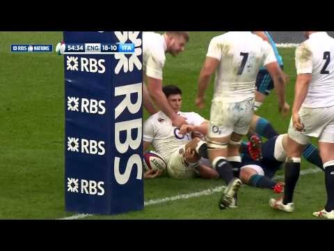 England v Italy, Official extended highlights worldwide, 14th Feb 2015