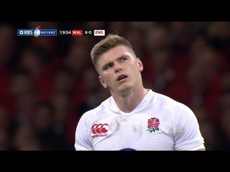 Farrell Penalty Opens England's Account, Wales v England 16 March 2013