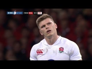 Farrell Penalty Opens England's Account, Wales v England 16 March 2013