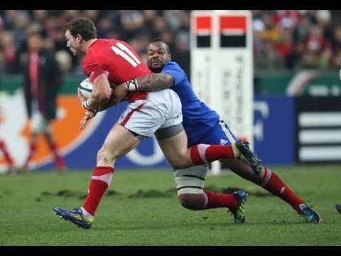 Look back at the tries of 2013: George North Wales v France
