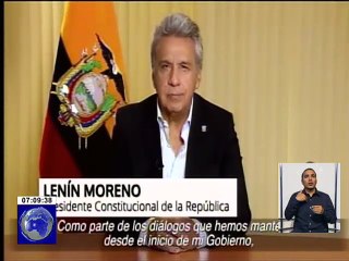 Detalles Informe Semanal del Presidente Lenín Moreno