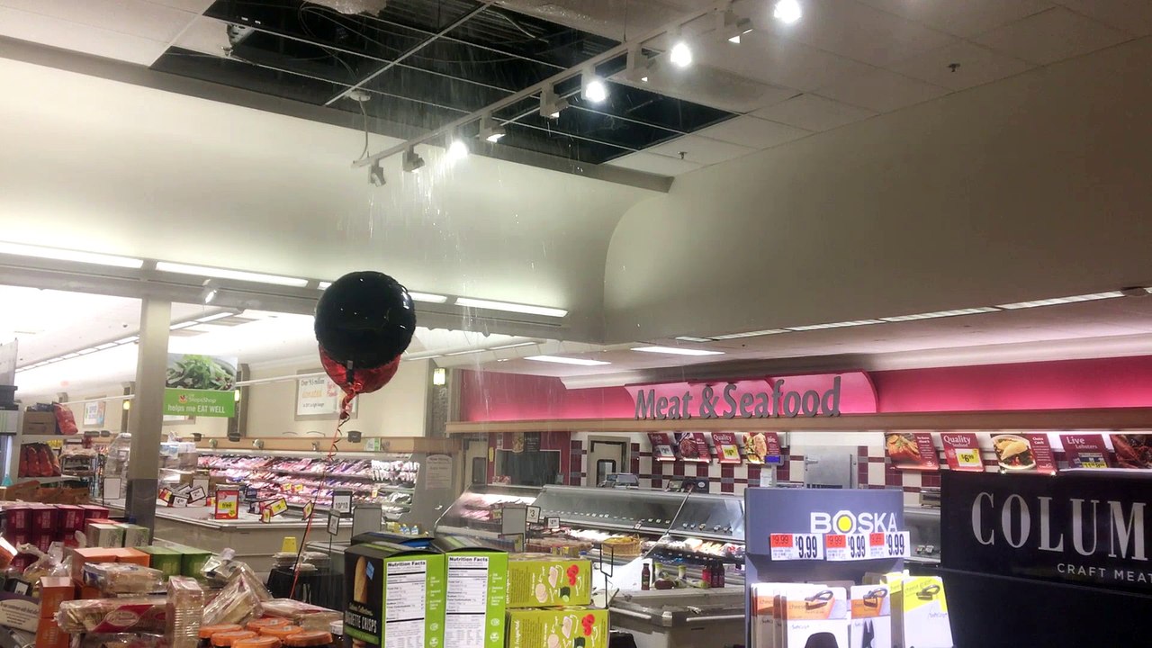 Rain Causes Roof Collapse