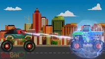 Good vs Evil | Haunted House Monster Truck | Learn Street Vehicles | Trucks For Children