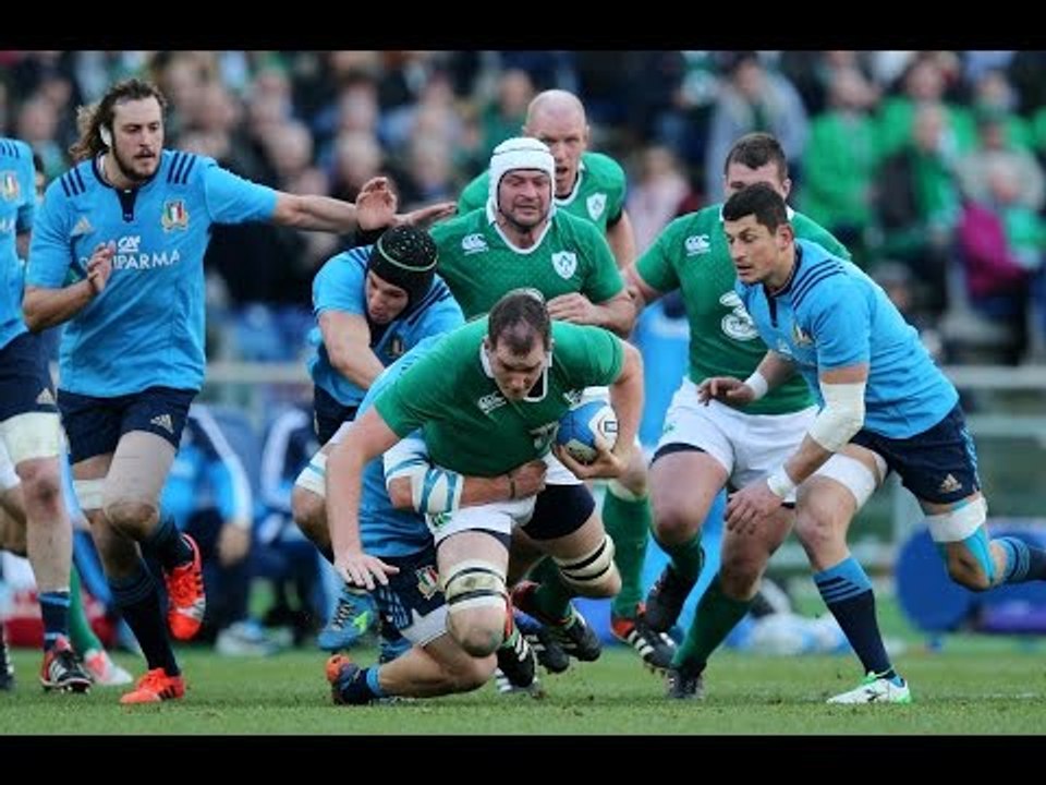 Italy v Ireland, First Half highlights, 07th Feb 2015