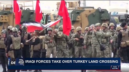 i24NEWS DESK | Iraqi forces take over Turkey land crossing | Tuesday, October 31st 2017