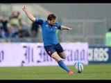 Camille Lopez 1st Penalty, Italy v France, 15th March 2015