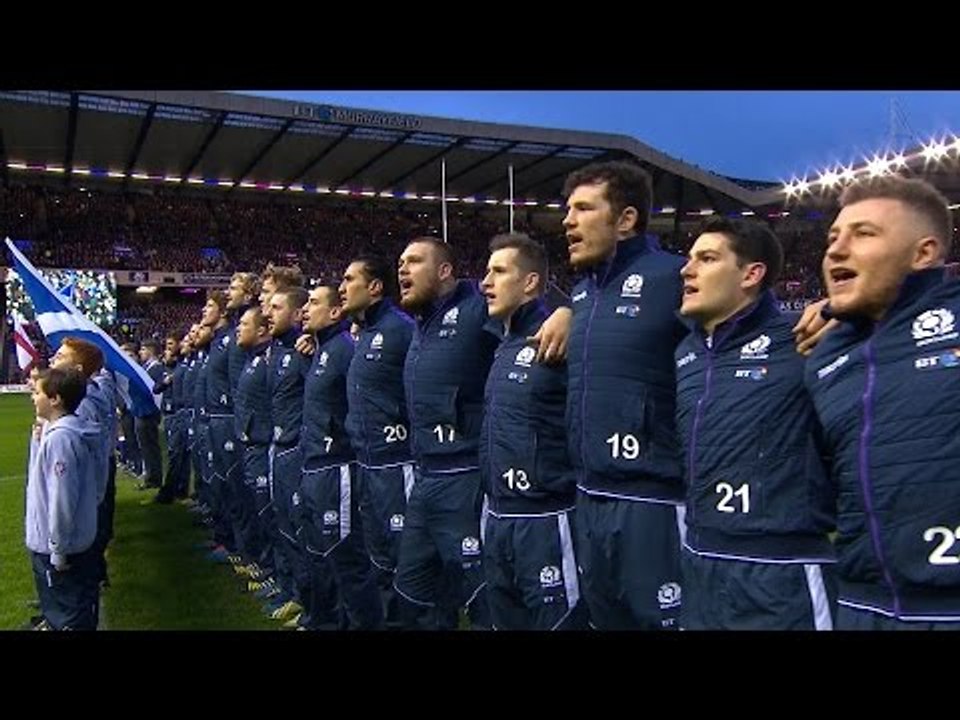 Scottish National Anthem Scotland v England 6th February 2016