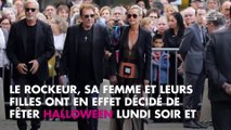 Johnny et Laeticia Hallyday avec Jade et Joy, ils fêtent dignement Halloween (photo)