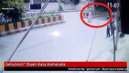 Geliyorum" Diyen Kaza Kamerada