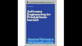 Software Engineering im Produktionsbereich (neue betriebswirtschaftliche forschung (nbf)) (German Edition)