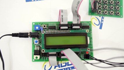 4x4 Keypad Interfacing with ATmega16 and LCD Display
