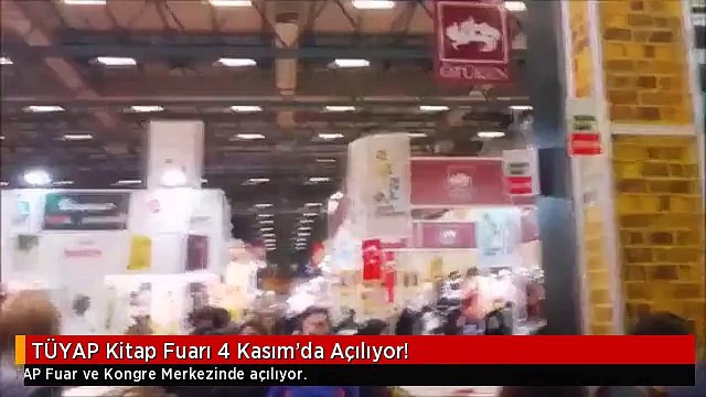 TÜYAP Kitap Fuarı 4 Kasım'da Açılıyor!