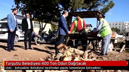 Turgutlu Belediyesi 400 Ton Odun Dağıtacak
