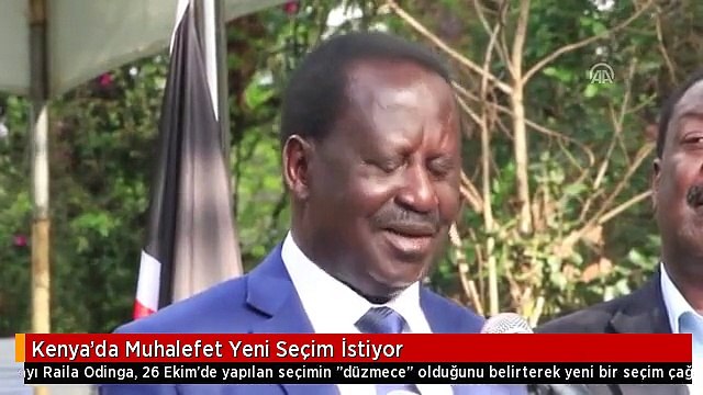Kenya'da Muhalefet Yeni Seçim İstiyor