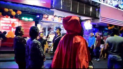 Halloween Celebrations On Walking Street In Pattaya Thailand
