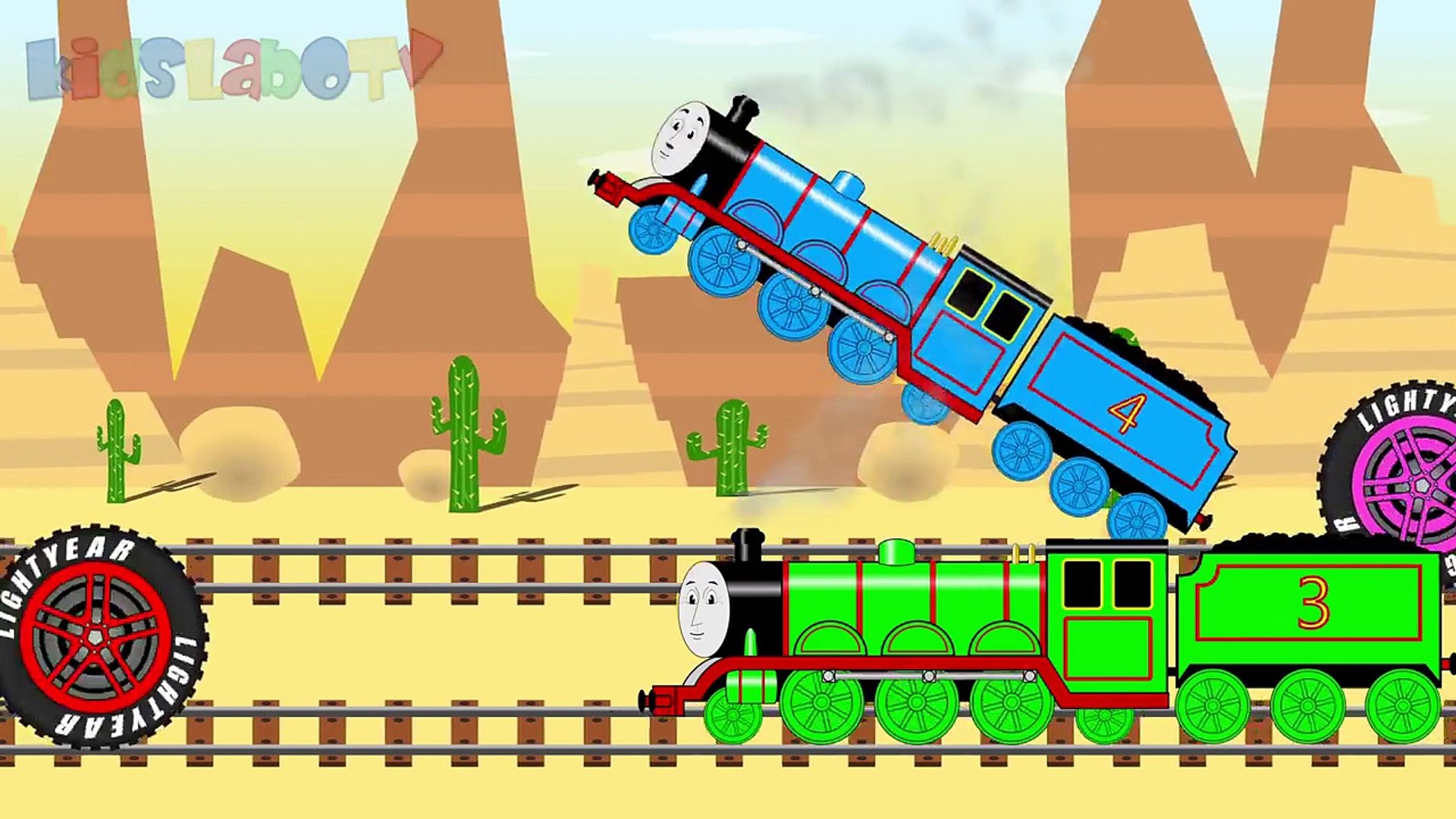 ゴードン Vs ヘンリー トーマス おもちゃアニメ レース Toy Trains For Kids Video Dailymotion