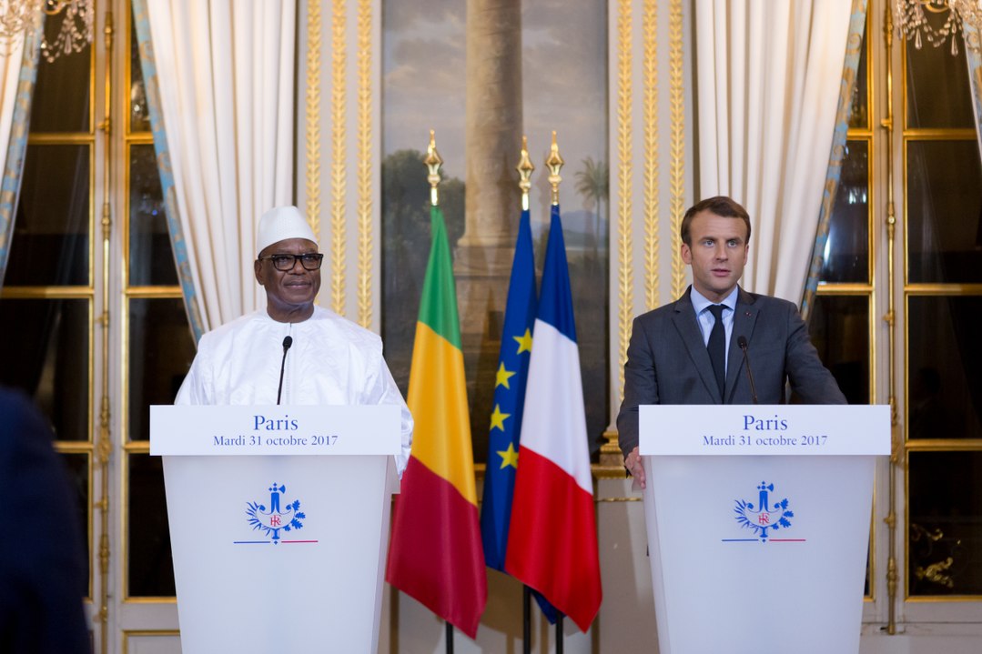 Déclaration conjointe du Président de la République Emmanuel Macron avec M. Ibrahim Boubacar Keïta, Président de la République du Mali