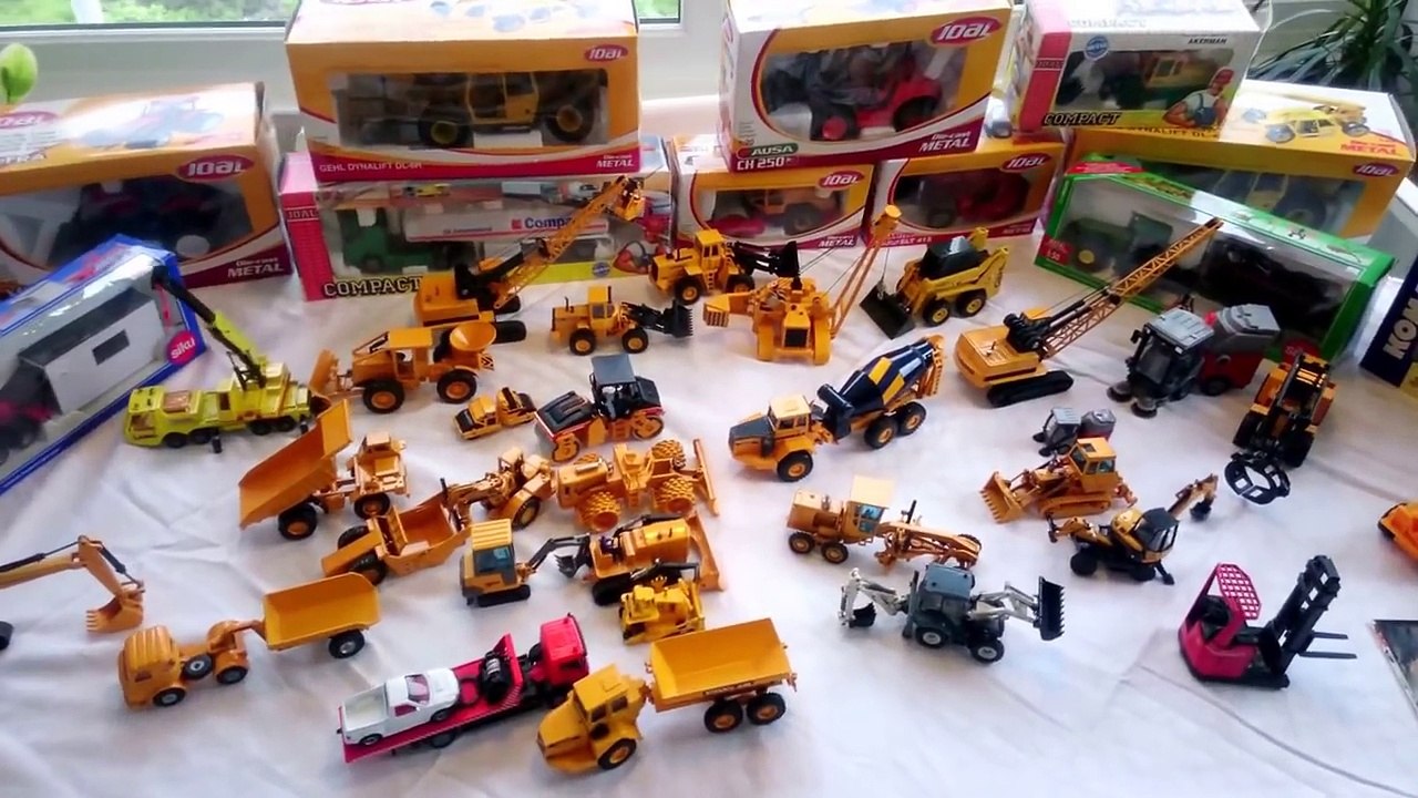 JUGUETES NIÑOS Camión Tror Coche Excavadora Grúa JOAL Kids Toys SIKU Truck bulldozer crane