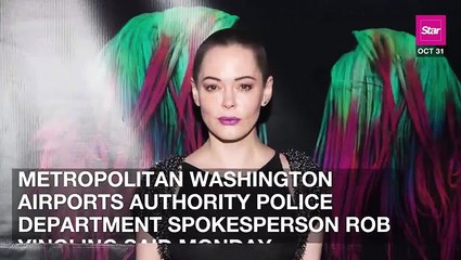 Rose McGowan Narcotic Found On Plane, Item Identified As Cocaine