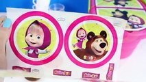 Play Doh Masha and The Bear Picnic Basket Маша и Медведь игрушки Baby Toys Episodes