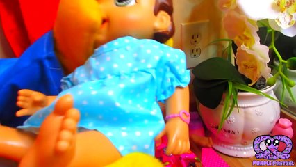 Bad Baby Alives see Lego Man at daycare